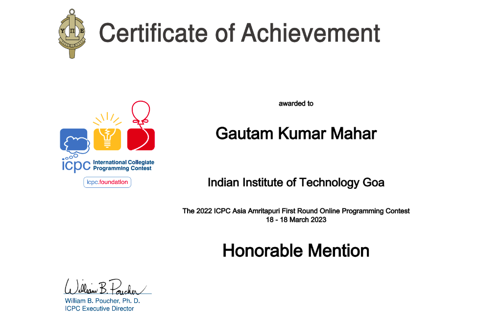 Certificate 3